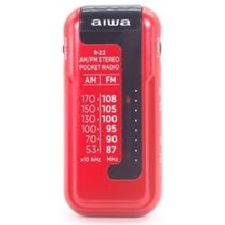 AIWA R TRANSISTOR R22RD ROJO